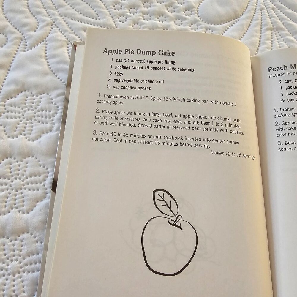 Quick & Easy "Dump Dinners" & "Dump Cakes" Cookbooks By Cathy Mitchell Hardcover - Picture 12 of 13